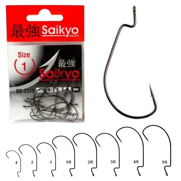 Крючки Saikyo BS-2315 BN №4/0 (упак. 10шт)