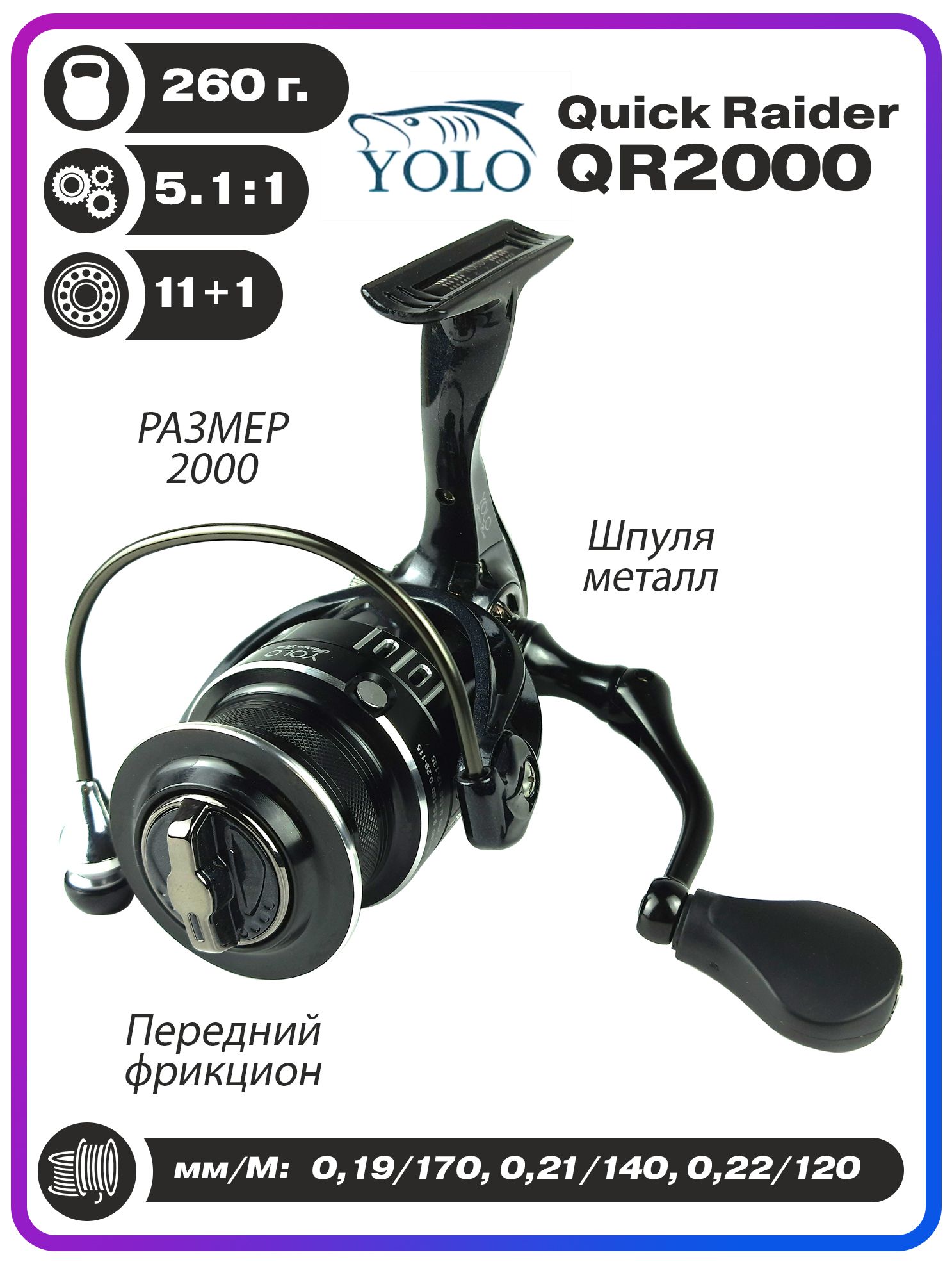 Катушка QR 2000