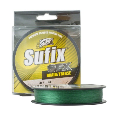 Леска плетеная Sufix SFX BRAID Green 135м 0,06мм