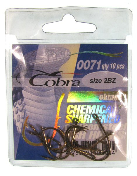 Крючки Cobra OKIAMI 0071 BZ № 2 (10шт.)