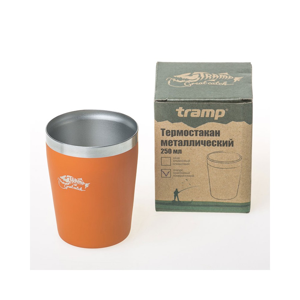 Tramp термостакан метал. TRC-101 оранжевый 250мл.