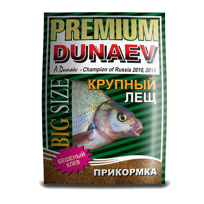 Прикормка "Dunaev-Premium" 1кг. Лещ крупная фракция