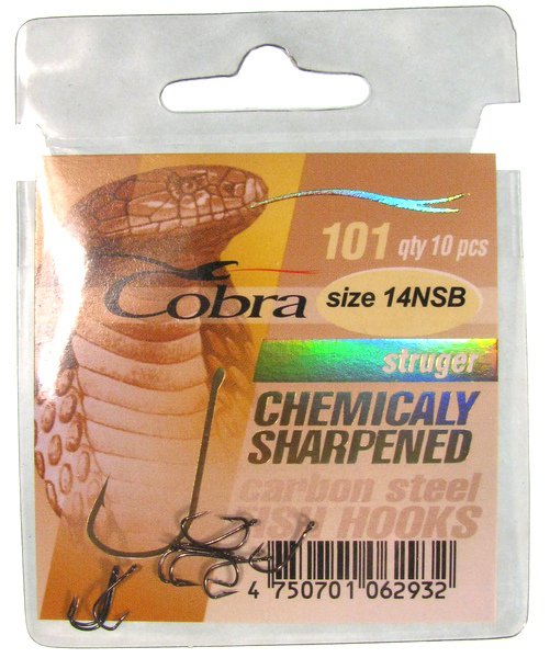 Крючки Cobra 1101 NSB № 8 (10шт)