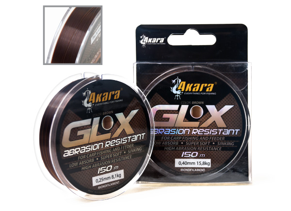 Леска Akara GLX Abrasion Resistant Brown
