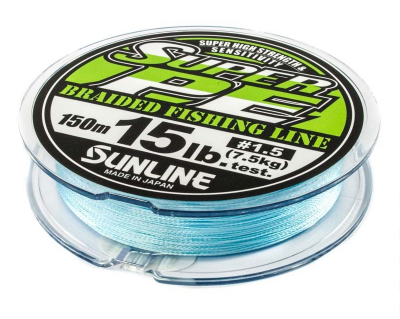 Плетёный шнур Sunline NEW SUPER PE Blue  150m #1.0/10lb
